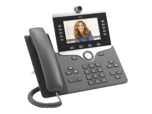 Cisco IP Phone 8845 - IP video phone - with digital camera, Bluetooth interface - TAA Compliant