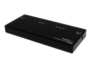 Startech HDMI Splitter 1 In 2 Out - 1080p - 2 Port - Signal Amplifier - Rugged - HDMI Multi Port - HDMI Audio Splitter (ST122HDMI2) - video/audio splitter - 2 ports