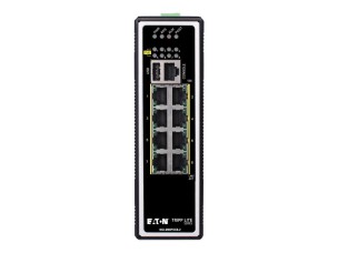 Eaton Tripp Lite series 8-Port Managed Industrial Gigabit Ethernet Switch - Layer 2, 1 Gbps, PoE+ 30W, -40° to 75°C, DIN Mount - switch - 8 ports - Managed - TAA Compliant