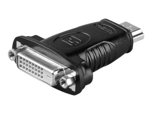 goobay A 323 - adapter - HDMI / DVI