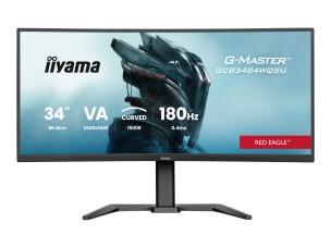 iiyama G-MASTER Red Eagle GCB3484WQSU-B1 - LED monitor - curved - 34" - HDR