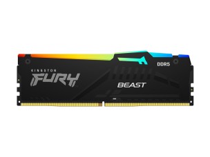 Kingston FURY Beast RGB - DDR5 - module - 16 GB - DIMM 288-pin - 5200 MHz / PC5-41600 - unbuffered