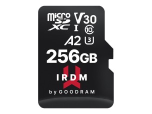 GOODRAM IRDM M2AA - flash memory card - 256 GB - microSDXC UHS-I
