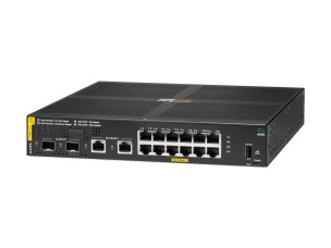 HPE Aruba 6100 12G Class4 PoE 2G/2SFP+ 139W Switch - switch - 16 ports - Managed - rack-mountable