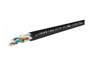 Lanview bulk cable - 305 m - black
