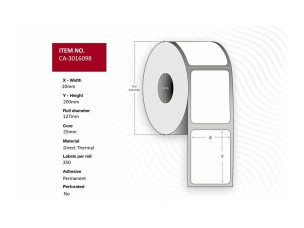 Capture - labels - 3500 label(s) - 20 x 200 mm