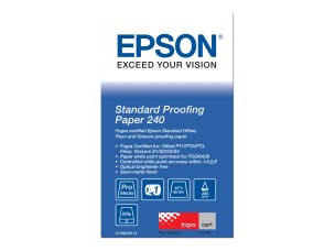 Epson Proofing Paper Standard - proofing paper - semi-matte - 1 roll(s) - Roll (111.8 cm x 30.5 m) - 240 g/m²