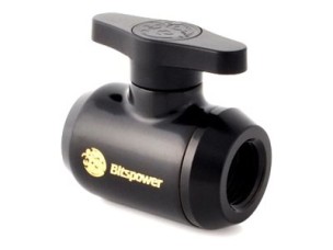 Bitspower - liquid cooling system valve - with handle