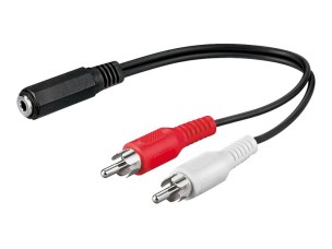 goobay AVK 179-0020 - audio adaptor - 20 cm