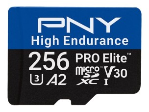 PNY PRO Elite High Endurance - flash memory card - 256 GB - microSDXC UHS-I