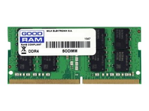 GOODRAM - DDR4 - module - 16 GB - SO-DIMM 260-pin - 2400 MHz / PC4-19200 - unbuffered