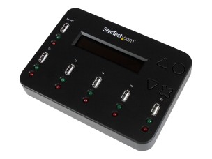 StarTech Standalone 1:5 USB Flash Drive Duplicator and Eraser - Flash Drive (USB 3.0/2.0/1.1) Copier - 2 Duplication Modes (USBDUP15) - USB drive duplicator