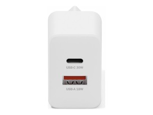 Digitus power adapter - GaN - USB-C, USB - 30 Watt