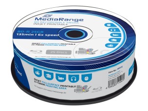 MediaRange - BD-R x 25 - 25 GB - storage media