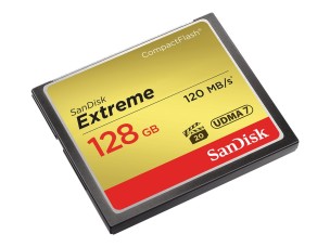 SanDisk Extreme - flash memory card - 128 GB - CompactFlash