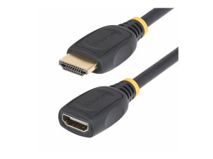 Startech 3.3ft HDMI 2.0 Extension Cable, 4K 60Hz, M/F - HDMI extension cable - 1 m