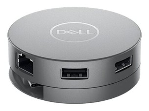 Dell Mobile Adapter DA310 multiport adapter - USB-C - VGA, HDMI, DP, USB-C - 1GbE