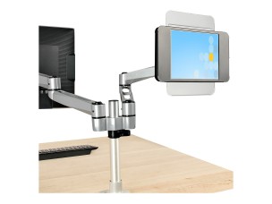 Startech Secure Tablet Stand, Anti Theft Universal Tablet Holder for Tablets up to 10.5", Lockable Tablet Stand for Desk/ K-Slot Compatible, VESA Mount, Wall Mount Tablet Enclosure - Security POS Tablet Stand (SECTBLTPOS2) stand - for tablet - black
