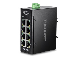 TRENDnet TI-ELC80 - Version V1.xR - switch - industrial, mini - 8 ports - TAA Compliant