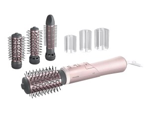 Philips 7000 Series BHA735 - hair dryer/hair styler - pearly peach metallic with pink metallic finish