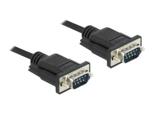 Delock - serial cable - DB-9 to DB-9 - 1 m