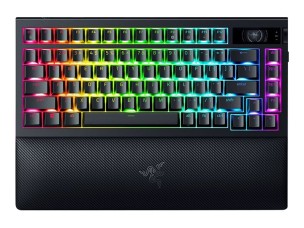Razer BlackWidow V4 Pro - keyboard - 75% - with OLED display, rotary encoder - QWERTY - US Input Device
