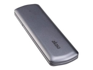 Akasa - storage enclosure - M.2 NVMe Card / SATA 6Gb/s - USB 3.2 (Gen 2)