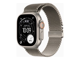 Apple Watch Ultra 3 - natural titanium - Yes smart watch with milanese loop - natural - 64 GB