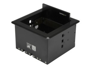 Startech Conference Table Cable Management Box - Table Top - Conference Room AV - Conference Table Connectivity Box (BOX4CABLE) - cable management box