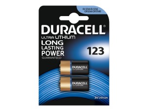 Duracell Ultra Photo 123 battery - 2 x CR123A - Li