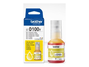 Brother BTD100Y - high capacity - yellow - original - ink refill