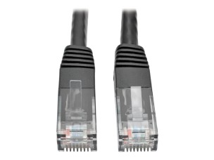 Eaton Tripp Lite Series Cat6 Gigabit Molded (UTP) Ethernet Cable (RJ45 M/M), PoE, Black, 10 ft. (3.05 m) - patch cable - 3.05 m - black