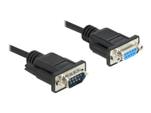 Delock - serial extension cable - DB-9 to DB-9 - 3 m