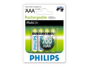 Philips Multilife R03B4A70 battery - 4 x AAA - NiMH