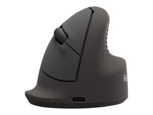 Fellowes Breyta - vertical mouse - medium - Bluetooth, 2.4 GHz, USB-C - black