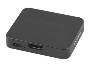 Lanberg - video/audio splitter - 2 ports