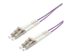 Roline LWL - patch cable - 15 m - 15 m - violet