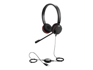 Jabra Evolve 30 II MS stereo - headset - USB, 3.5 mm jack
