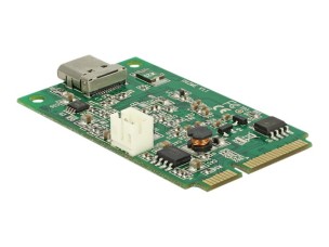 Delock Mini PCIe I/O PCIe full size 1 x USB Type-C 3.1 Gen 2 - USB adapter - PCIe Mini Card - USB-C 3.1 Gen 2 x 1