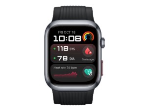 Huawei Watch D2 - aluminium alloy - smart watch with strap - black