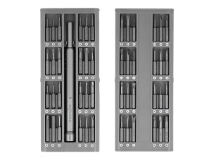 Delock - precision screwdriver handle with bit set - 49 pieces