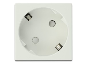 Delock Easy 45 - power socket-outlet - 1 power socket - white, RAL 9003