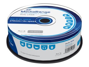 MediaRange - BD-R x 25 - 50 GB - storage media