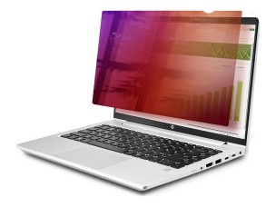 Startech 14-inch 16:9 Laptop Privacy Screen, Reversible Gold Filter w/Enhanced Privacy, Computer Security Filter, Removable Screen Protector/Shield, +/- 30 Deg. - notebook privacy filter (horizontal)