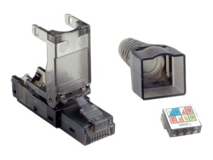 VALUE network connector - transparent black