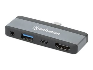 Manhattan 4-in-1 - docking station - USB-C 3.2 - HDMI