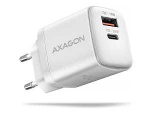 AXAGON ACU-PQ20W power adapter - USB Type A, USB-C - 20 Watt