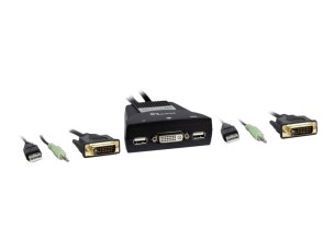 Inter-Tech KVM-LS-21DA DVI - video / USB / audio cable - 1.8 m