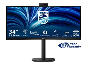 Philips 34B2U3600CH - 3000 Series - LED monitor - curved - 34" - HDR