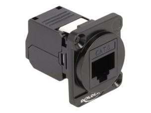 Delock D-Type - network socket mechanism - 1 network socket - black